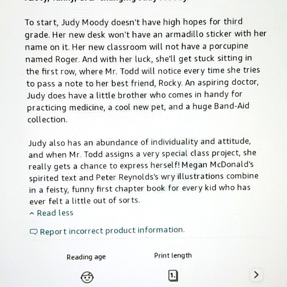 2 Judy Moody books - Picture 3 of 4